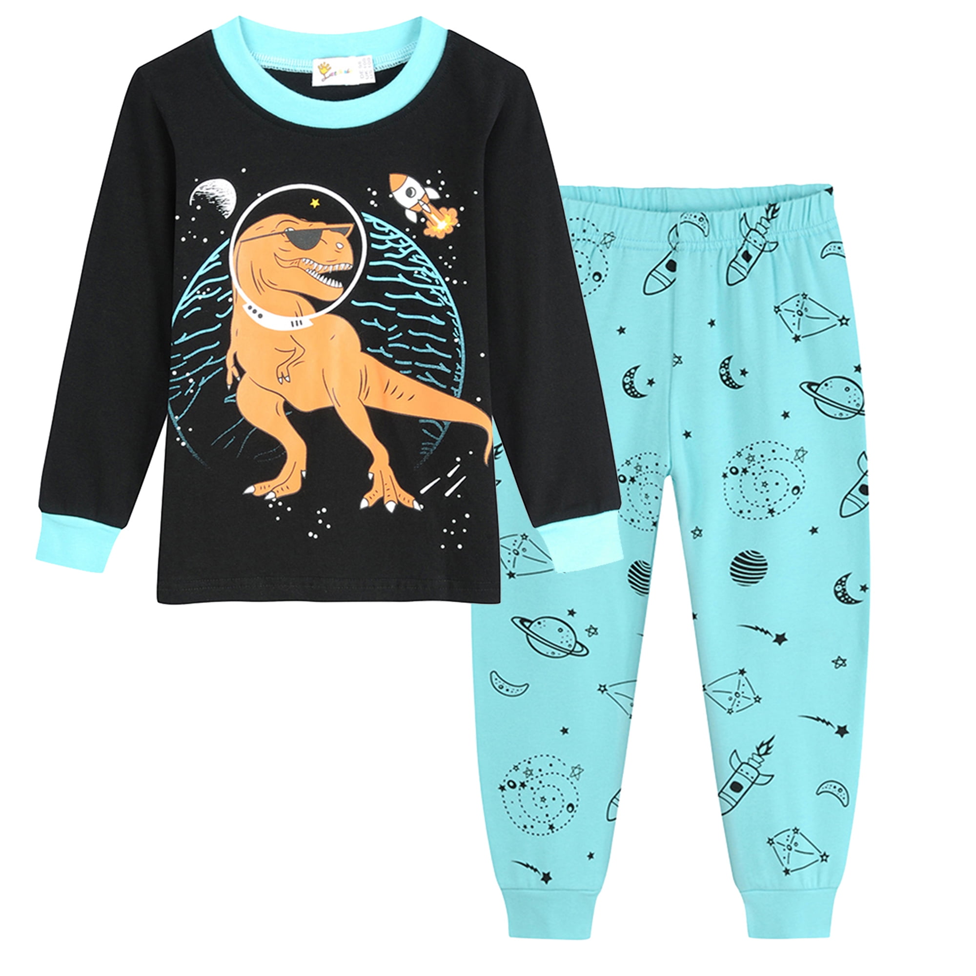 DDSOL Toddler Boys Dinosaur Pajamas Children 2Pjs Cotton Clothes Long   61583bfc 2d7e 4b40 Bc5c 4bcd8f3e3b37.15934a1efe99fa561c0df6971d6bf700 