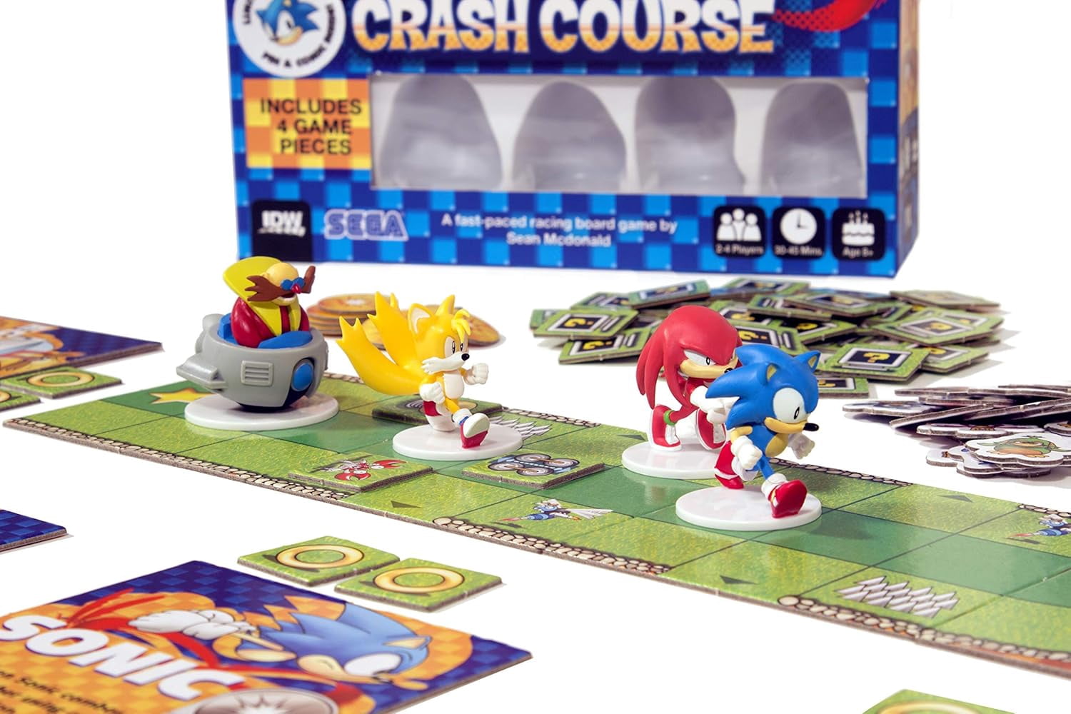 Sonic the Hedgehog Crash Course Board Game - Fast Racing Game by IDW Games