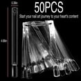 thumbnail image 5 of Nail Swatches - Transparent Fan-Shaped Nail Display Stick with Ring, Nail Art Practice Display Plastic Stick, Nail Art Practice Color Display, 5 of 5