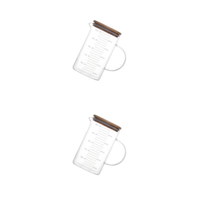Moyic Heat Resistant Glass Measuring Cup Freezer Tea Safe Measure Oven Handgrip Type2 NO2