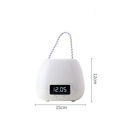 thumbnail image 5 of Lámpara LED de escritorio recargable, luz nocturna con Control remoto, luz de puesto de mercado nocturno para exteriores, luz de reloj con forma de seta ER, 5 of 5