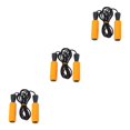 thumbnail image 3 of Sonducket Adultos Saltar Cuerda Niño Resistencia Entrenamiento Ejercicio Saltar Cuerda Mango Antideslizante Cojinete De Bolas, Naranja Type1 NO1, 3 of 6