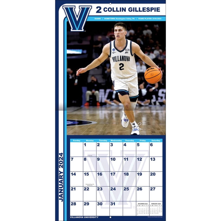 Villanova Wildcats 2024 12'' x 12'' Team Wall Calendar - Walmart.com