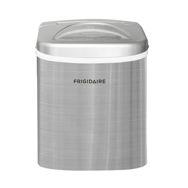 Frigidaire 26 lbs. Countertop Ice Maker, Bullet Shaped Ice, EFIC117-SS -  Stainless Steel 