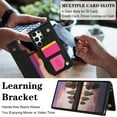 thumbnail image 4 of Dteck Crossbody Wallet Case for Samsung Galaxy S23 Ultra, Crossbody PU Leather Purse with Wristlet Strap Lanyard Pocket Card Holder Ring Kickstand Cover for Women Case, Black, 4 of 10