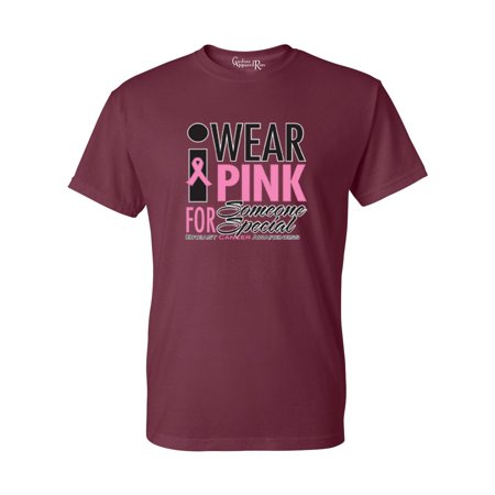 I Wear Pink For Someone Mens Womens T-Shirt Top