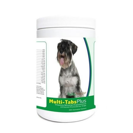 UPC: 0840235178118 | Healthy Breeds 840235178118 Standard Schnauzer Multi-Tabs Plus Chewable Tablets – 365 Count