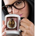 thumbnail image 2 of 3drose, Chocolate Mousse Cream Puff, 11oz Two-tone Black Mug, 2 of 6