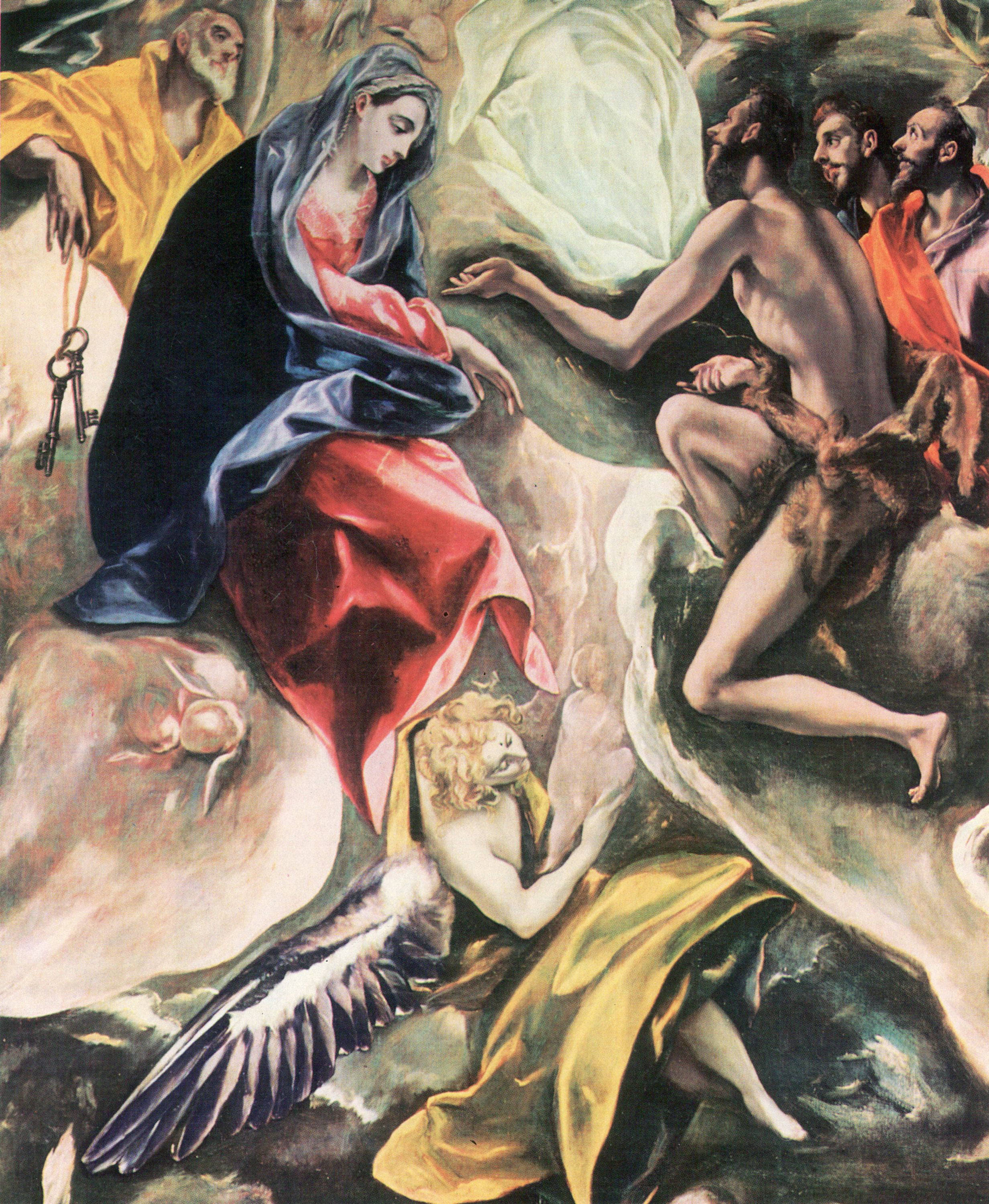 Greco, El The Burial of Count Orgaz, detail [4]12 Inch