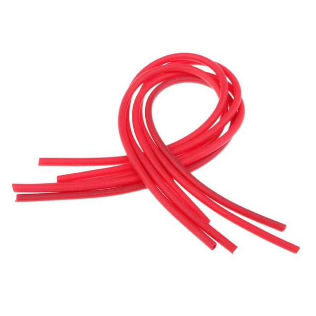 Almencla Carp Fishing Anti- Sleeves Rubber Carp Rigs Tube Hook Connector Red