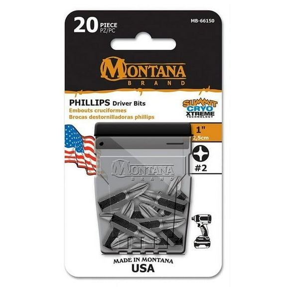 Montana Brand MB-66153 1 in. Star No.25 Driver Bits Tic Tac