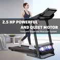 thumbnail image 4 of OBENSKY 2.5 HP Folding Treadmill with Incline for Home, Foldable Treadmill with 265 lbs, 4 of 8