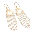 thumbnail image 3 of NOVICA Gold plated cultured pearl waterfall earrings, 'Glowing Rain', 3 of 7