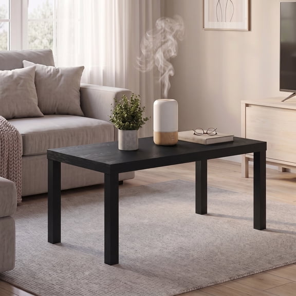 Furinno CLASSIC Simple Coffee Table for Living Room in Black