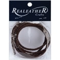 thumbnail image 2 of "Round Braided Leather Lace 3mm 40""-Chocolate", 2 of 2