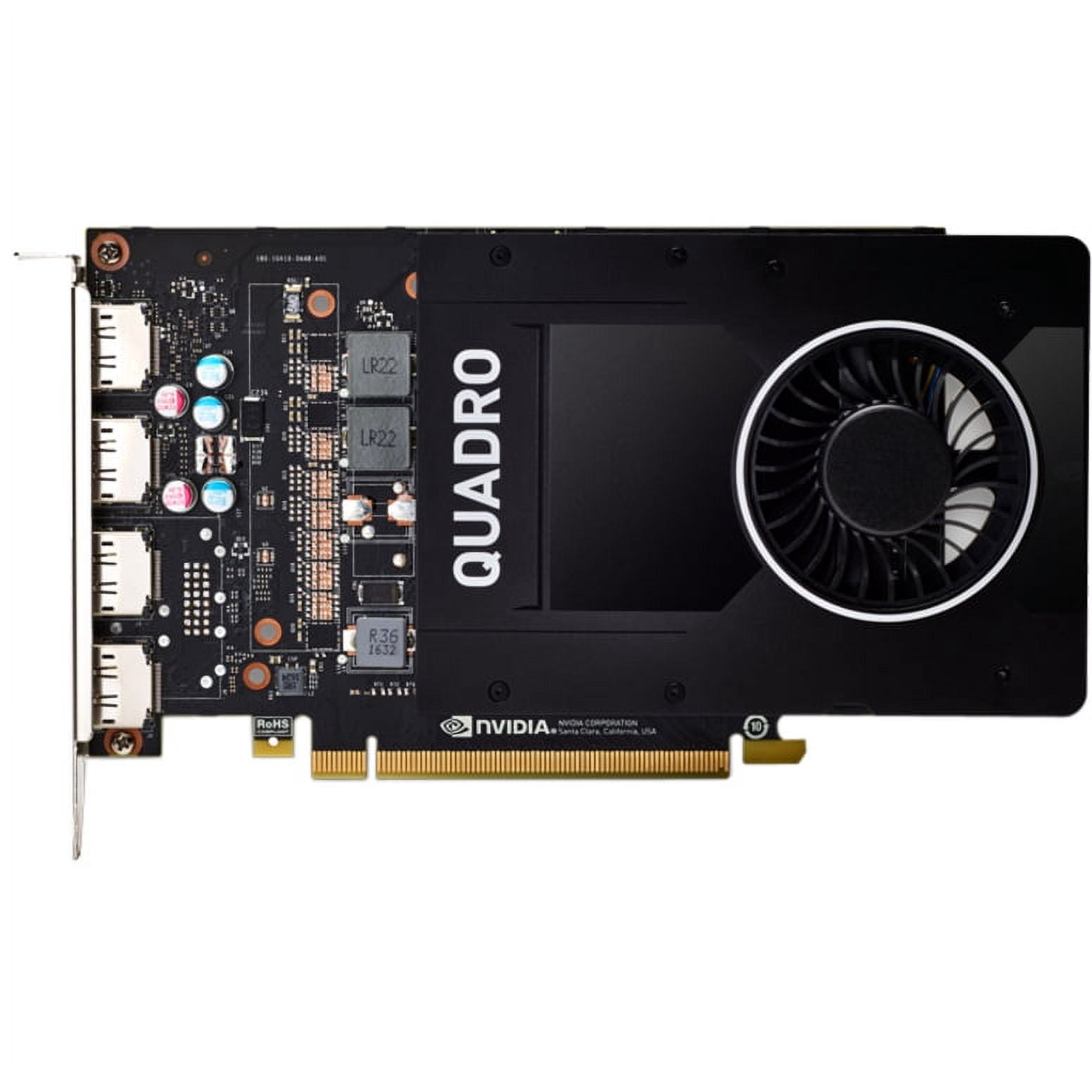 PNY NVIDIA Quadro P2200 Graphic Card, 5 GB GDDR5X
