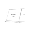 thumbnail image 3 of Acrylic Slant Back Display Sign Holder 7" x 5" (Pack of 20) - Great for Countertop Displays! (Marketing, Advertising, Graphic, Promotional, Print, Flyer), 3 of 3