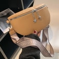 thumbnail image 3 of Bolsa de pecho de moda bandolera de cuero de PU casual Ajustable portátil para viajes Tmvgtek Para Estrenar, 3 of 9