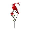 thumbnail image 2 of Metal Cardinal Garden Stake, Decorative Red Bird Yard Art Weather Resistant Garden Accent Ornament, Flower Pot Patio Lawn Decor for Garden Courtyard Porch Bird Lovers, 2 of 7