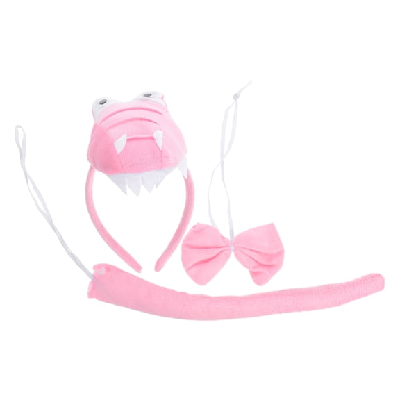 TABLZONE 1 Set Of Role Play Dinosaur Tail Dinosaur Costume Set Pink Accessory For Cosplay Events