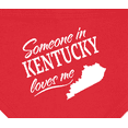 thumbnail image 3 of Inktastic Someone in Kentucky Loves Me Baby Bandana Bib, 3 of 4