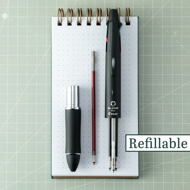 PILOT Dr Grip 4+1 LIMITED EDITION ブラック Pilot Dr. Grip - 4+1 Multi Pen - 0.5mm – Yoseka Stationery