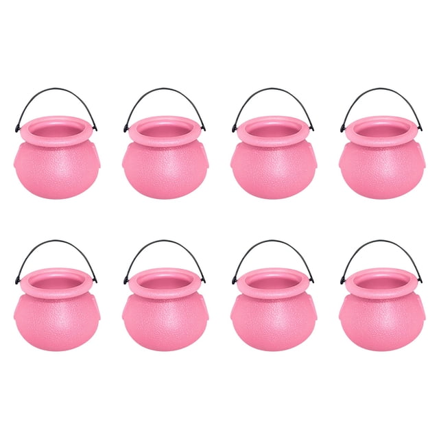 Halloween Witch Decorations Set with 8 Mini Witch Jars for Home Holiday Display