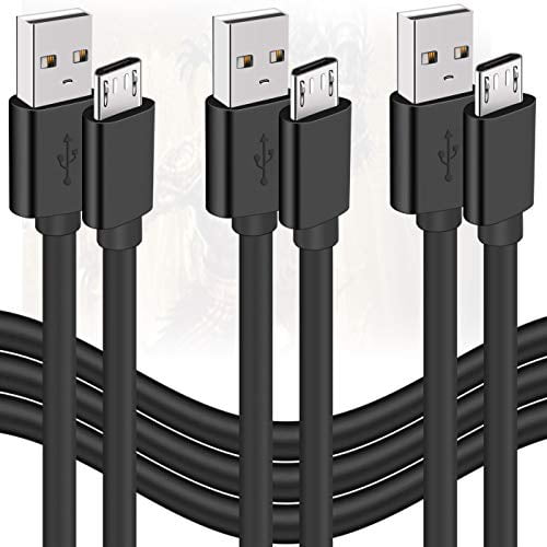 Ps4 Controller Charger Cable 3pack 10ft Cord For Xbox One Slim Elite X Controller Ps4 Charging Cable Micro Usb High Speed Data Android Wireless Charge Wire For Playstation 4 Ps4 Slim Pro Dualshoc Walmart Com Walmart Com