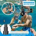 thumbnail image 4 of FL Bluetooth Selfie Stick, Underwater Diving Surfing Swimming Bluetooth Phone Selfie Stick, Extendable & Portable Waterproof Video Recording, 4 of 8