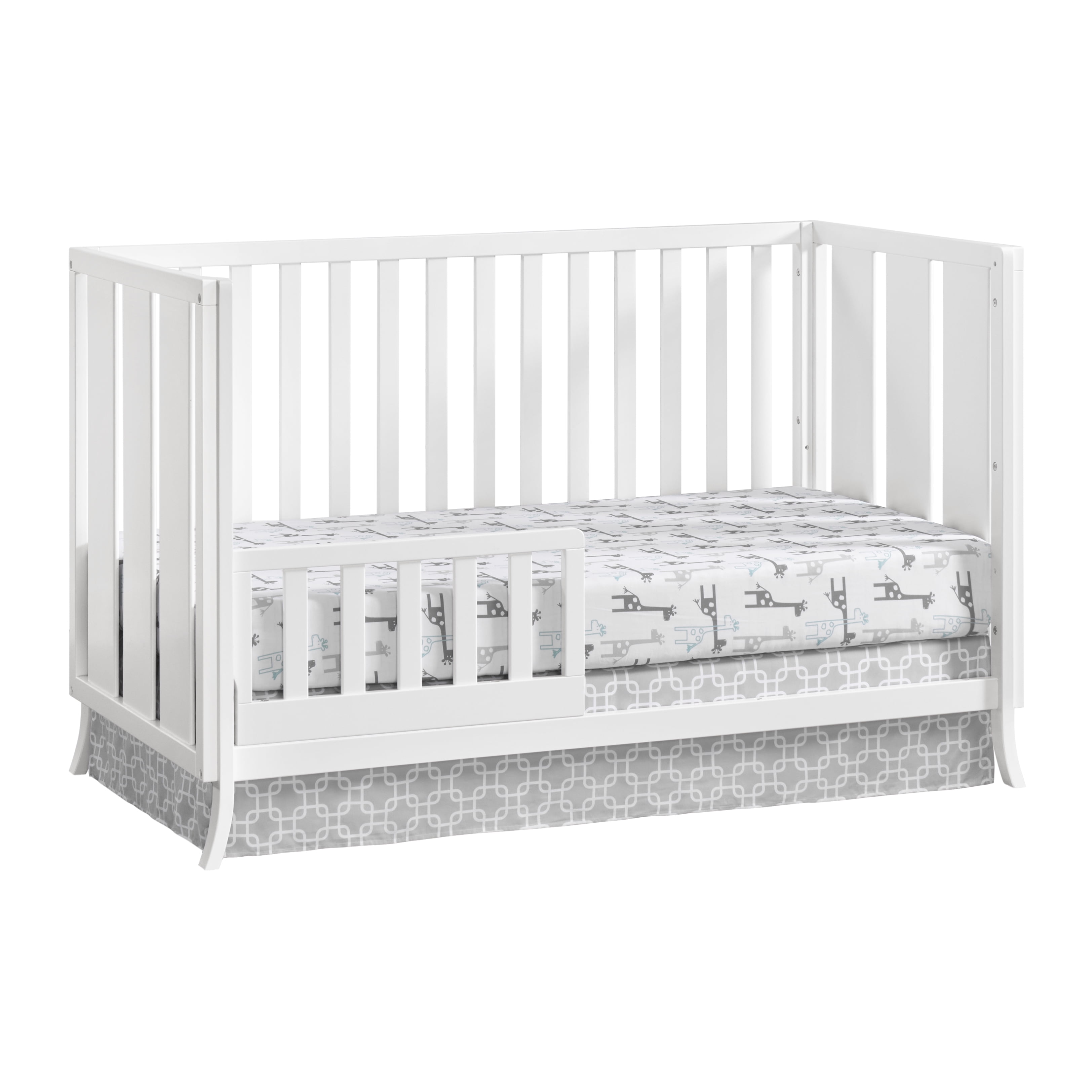 Oxford Baby Arlie 4 in 1 Convertible Island Crib White