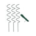 thumbnail image 2 of Spiral Tomato Stakes Plant Support Weather-Resistant Climbing Vegetable Supports For Garden 43Cm Green Iron Stakes With 12Cm Tie Line A, 2 of 10