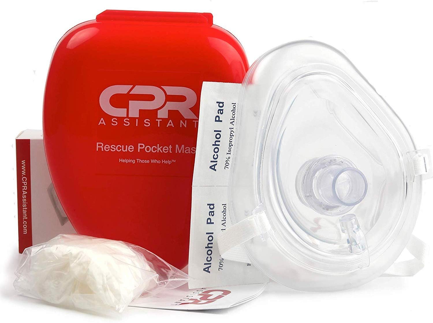 CPR Assistant CPR Mask & Valve Pocket Resuscitator Kit