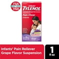 thumbnail image 3 of Infants' Tylenol Acetaminophen Liquid Medicine, Grape, 1 fl. oz, 3 of 11