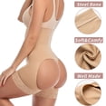 thumbnail image 3 of MISS MOLY Womens Butt Lifter Shapewear Seamless Tummy Control High Waist Thigh Slimmer Panty 3 in 1 Body Shaper, 3 of 5