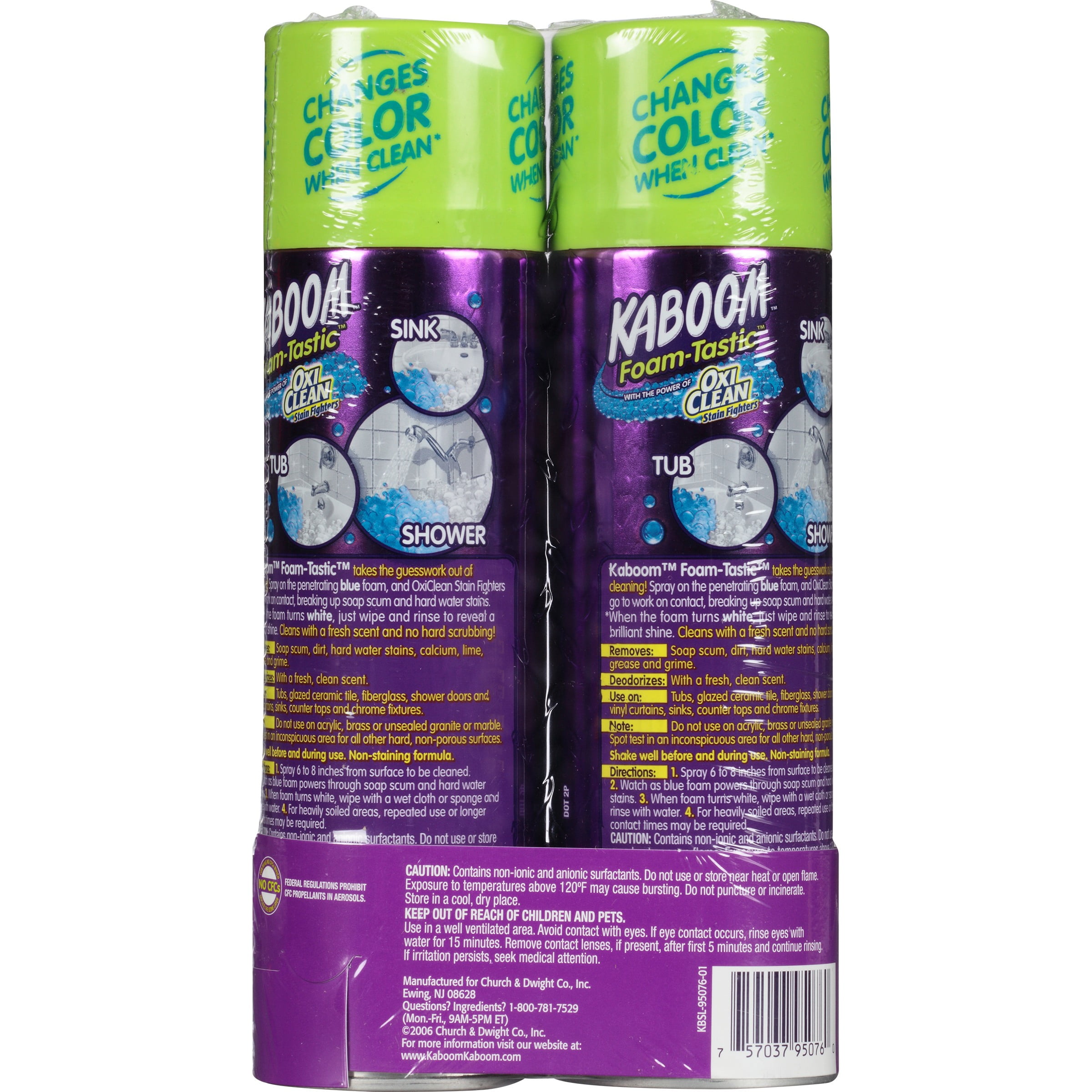 Kaboom™ FoamTastic™ Fresh Scent Bathroom Cleaner Twin Pack 219 oz