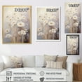 thumbnail image 4 of Designart "Elegant White Daisy Fields IV" Daisies Floater Framed Canvas Prints, 4 of 5