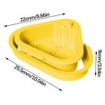 thumbnail image 2 of Cesta de drenaje para electrodomésticos de cocina, cesta triangular para fregadero, doble capa, para el hogar, pasta de cocina, lavado de verduras, filtro de alimentos para frutas y verduras, cesta de, 2 of 7