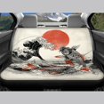thumbnail image 6 of Uourmeti Koi Fish Wave Print Car Seat Covers Breathable Car Seat Covers Full Set, Easy to Install Compatible with most Cars Most Sedans, 6 of 10