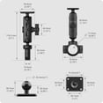 thumbnail image 3 of Motorcycle GPS Mount TUSITA for Garmin Montana, Zumo XT, 3 of 7