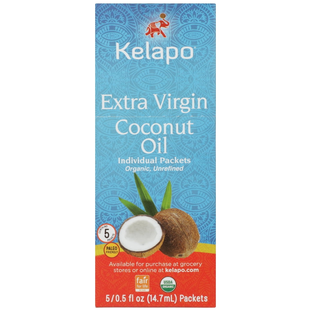 Kelapo Extra Virgin Coconut Oil, 5/0.5 Oz