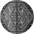 thumbnail image 1 of Ahgly Company Indoor Round Persian Gray Traditional Area Rugs, 5' Round, 1 of 1