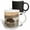 Multicolor, variant on 3drose, Bison on Foggy Morning Along Madison River, Yellowstone Np., 15oz Two-tone Blue Mug