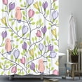 thumbnail image 4 of Cute Floral & Shower Curtain 72x72 Inch Bathroom Fabric Bath Shower Curtain for Bathroom, 4 of 10