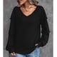 thumbnail image 3 of Blusas sueltas con cuello en V y manga larga para mujer, blusas sueltas con cuello en V y manga larga para mujer, blusas de manga larga para mujer, tecnología de vanguardia, 3 of 6