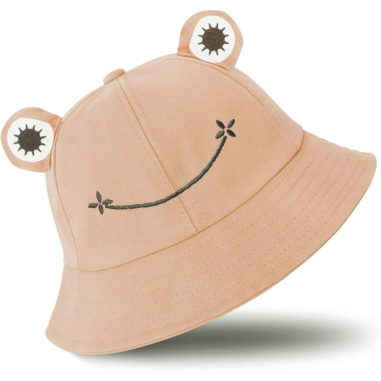 Frog Bucket Hat for Women/Men, Foldable Lightweight Sun Hat for
