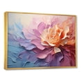 thumbnail image 2 of Designart "Rose Harmony In Rainbow Hues" Rainbow Floater Framed Canvas Art Print, 2 of 5