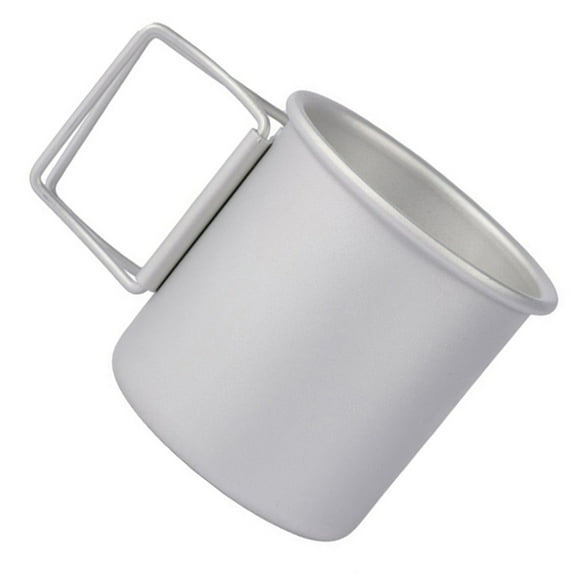Coffee Aluminum Cups Outdoor Folding Water Straw Tumbler
