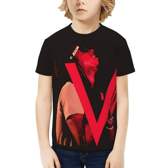 Lil Wayne Kids T-Shirt 3d Printed Graphic T-Shirts Boys And Girls Short Sleeve Shirts For Youth Kids X-Small