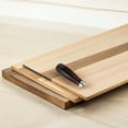 thumbnail image 4 of UPOUART 2Pcs Wooden Shaft Handle Brown Wood Multifunctional Design For Woodwork, 4 of 8