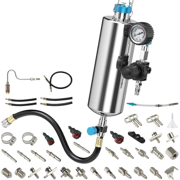 FXTUL Fuel Injector Cleaner Kit C80 1000ML 150PSI Non‑dismantling 21PC for Cars and Light Trucks